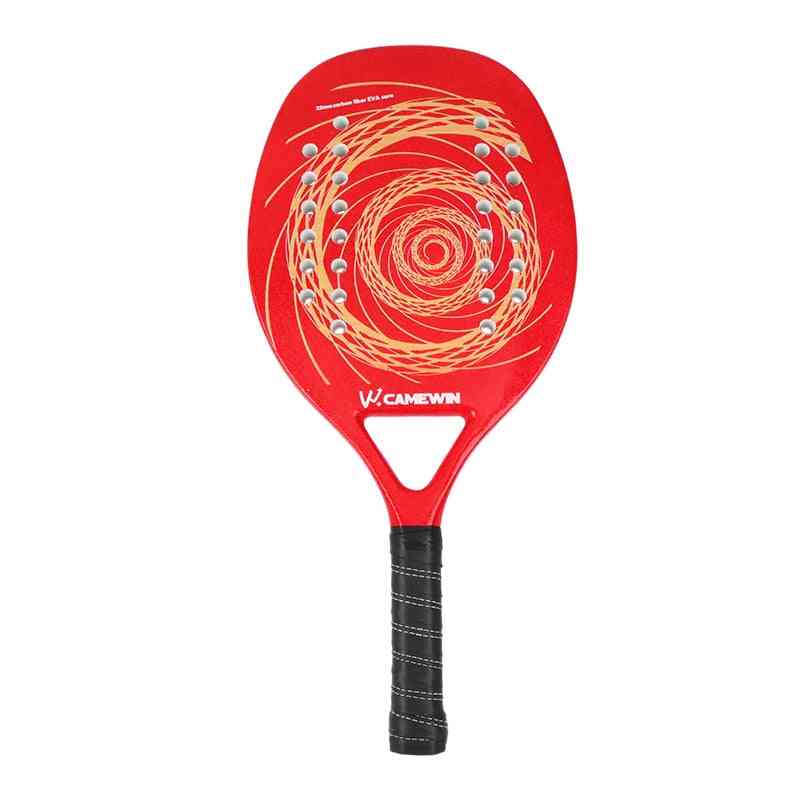 Adult Professional Full Carbon Beach Tennis Paddle Racket