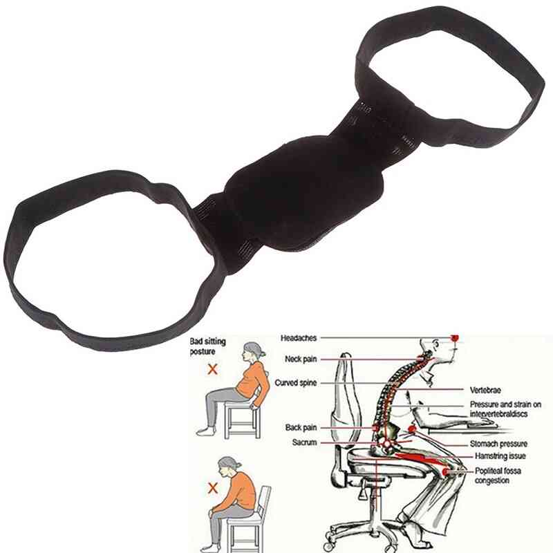 Hot Adjustable Back Care Posture Corrector Clavicle Brace Shoulder Support