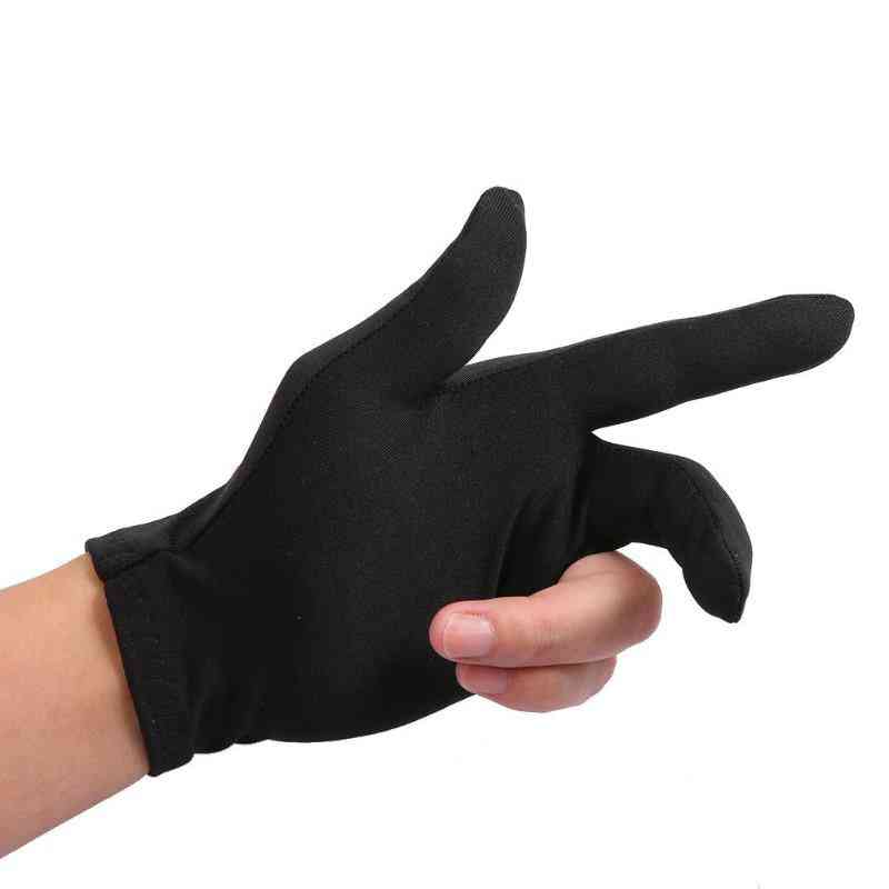 Snooker Billiard Glove Embroidery Billard Gloves Left Hand Three Finger