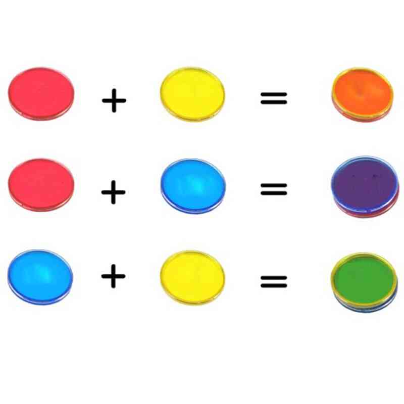 Farverige mønter matematik læring montessori materialer til