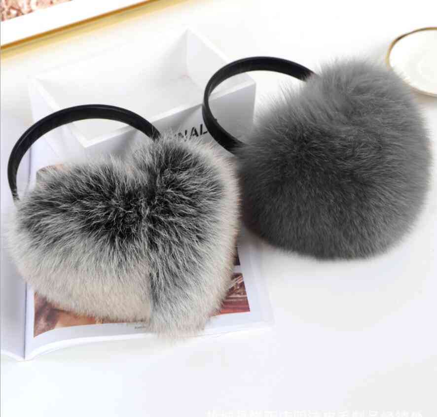 New Design Winter Real Fox Fur Earmuffs