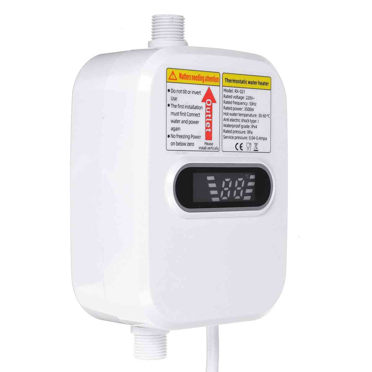 Väggmonterad digital elektrisk varmvattenberedare termostatkontroll