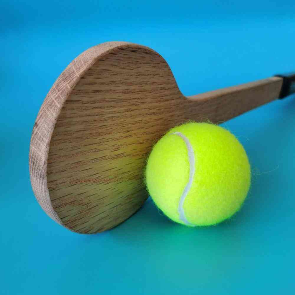 Wooden Tennis Spoon Dessert Racket