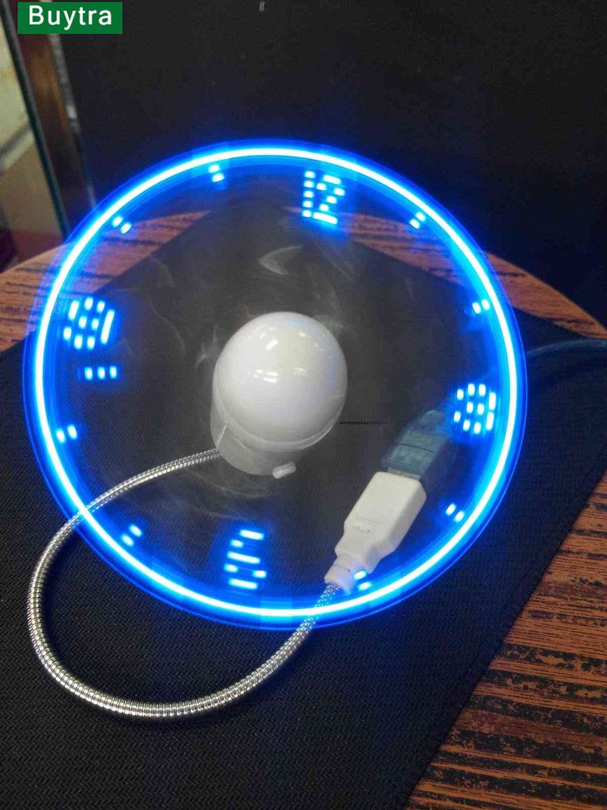 Usb Gadget Mini Flexible Led Light Usb Fan