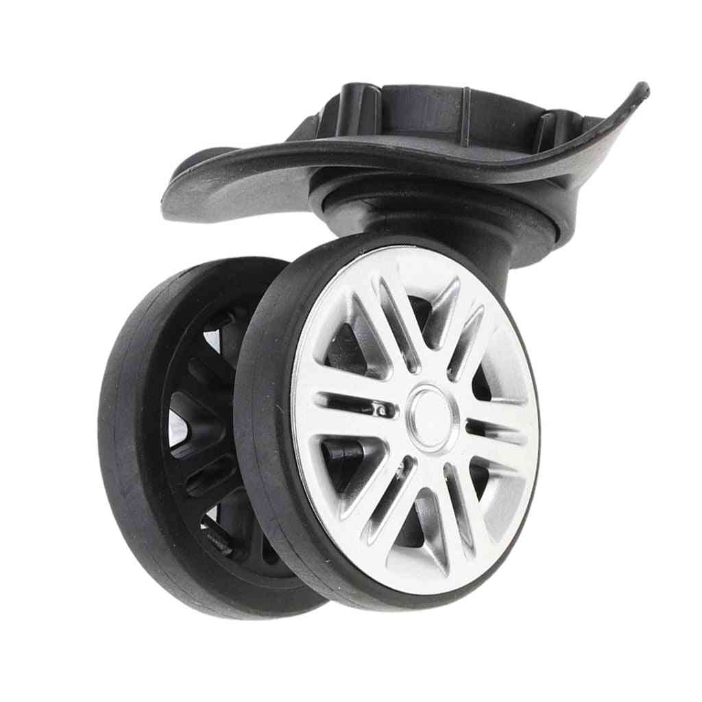 Luggage Replacement Casters Swivel Mute Dual Roller Wheels