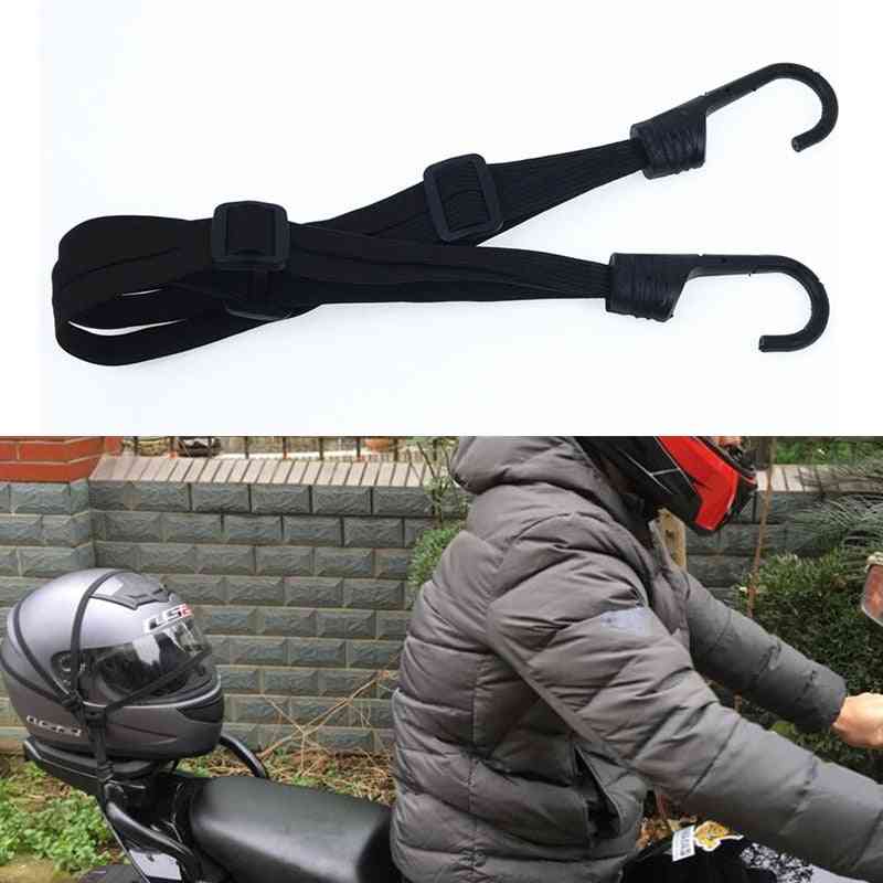 Motorcycle Luggage Retractable Elastic Rope Straps Hooks