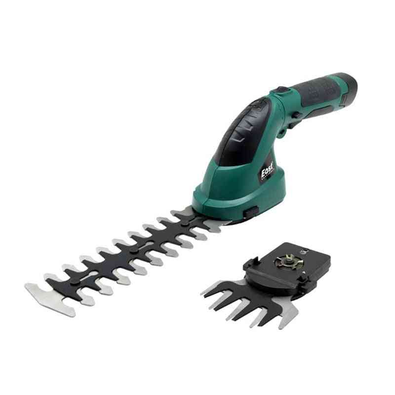 7.2v Electric Trimmer 2 In 1 Li-ion Cordless Hedge Trimmer