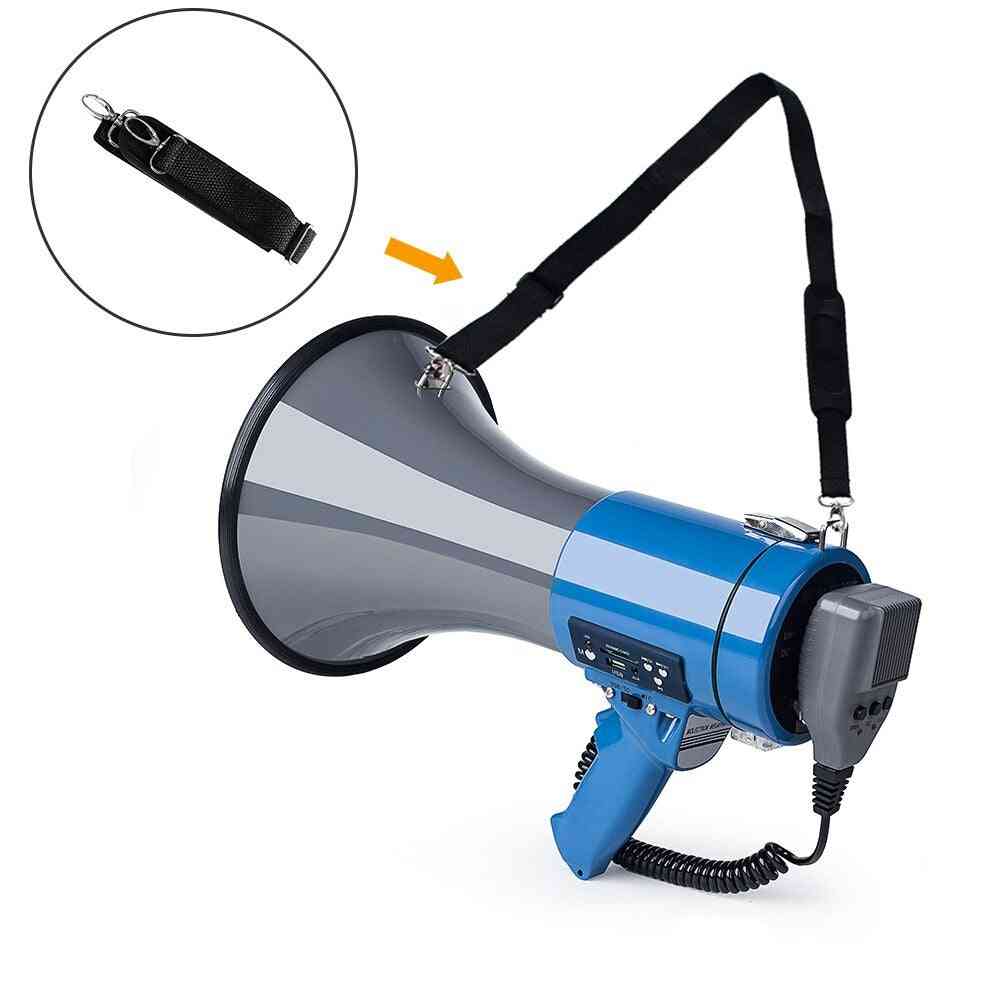 Large Bell Voice Recording Megaphone With Detachable