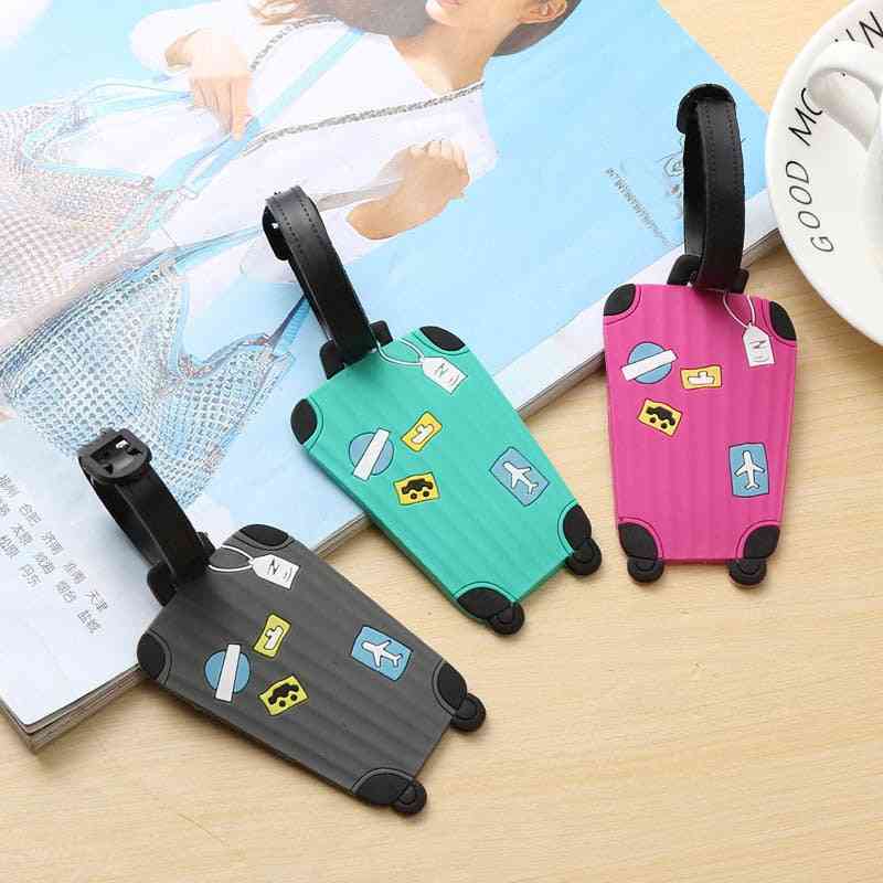 Luggage Tag Pu Suitcase Addres Holder Travel Accessories
