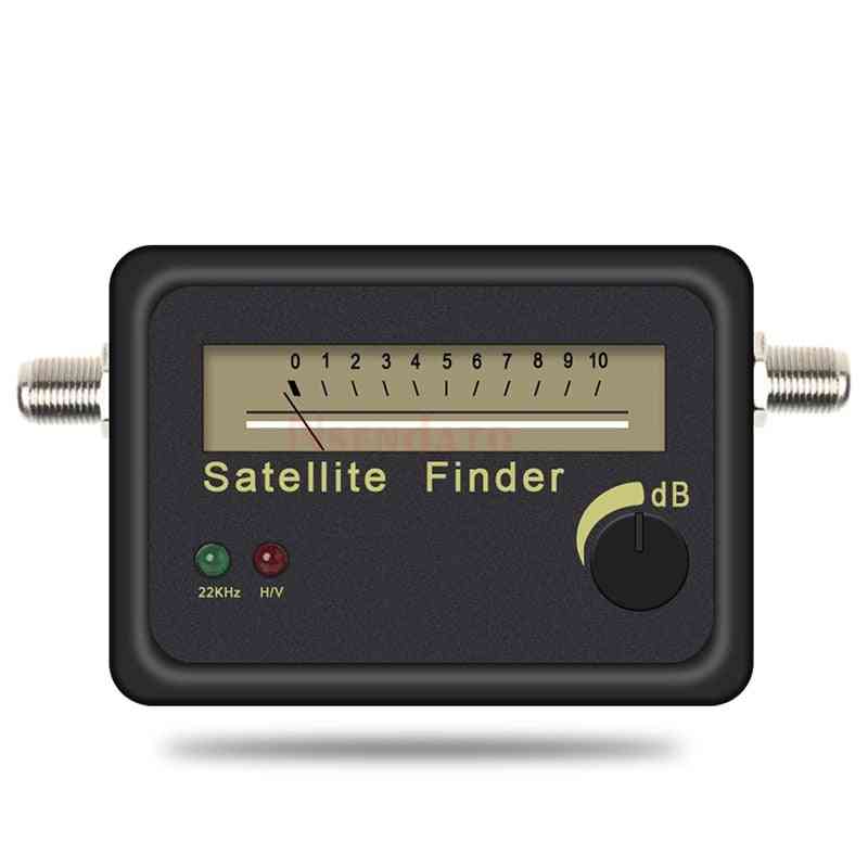 Satfinder satelliittietsin kohdistus signaalimittarin vastaanotin satelliittiantennille