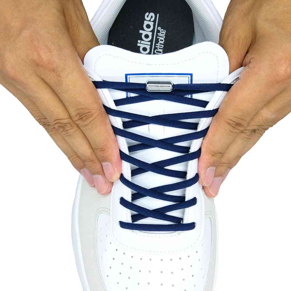 Elastic No Tie Shoelaces Semicircle Shoe Laces And Adult Sneakers