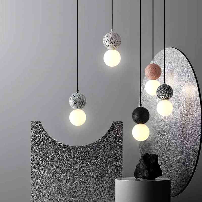 Modern Led Pendant Lights Nordic Glass Hanging Lighting Fixtures Indoor Suspension Lamps