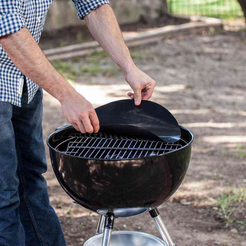 24/40cm Round Non-stick Barbecue Grill Mat