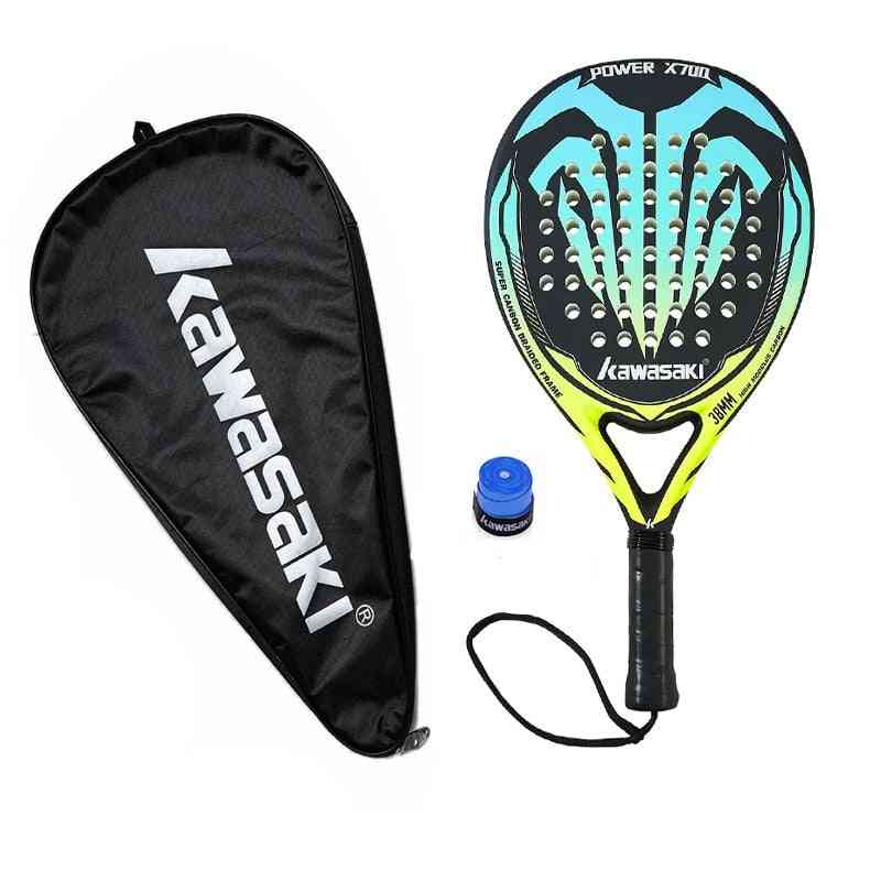 Padel Tennis Carbon Fiber Soft Eva Face Tennis Paddle Racquet