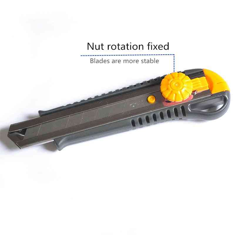 Nut Rotation Fixed Utility Knife, Powerful Locking Blade