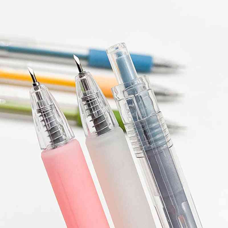 Retractable Utility Knife Paper Cutting Pen Diy Craft Tools
