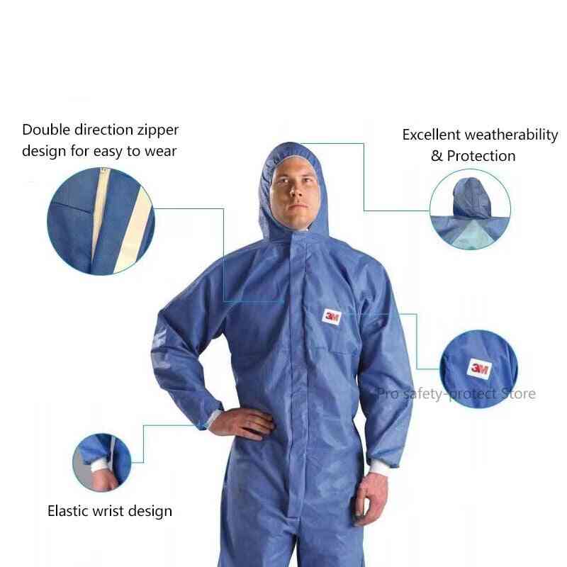 3m Anti Static Anti Chemical Protective Coverall Cleanroom Suit
