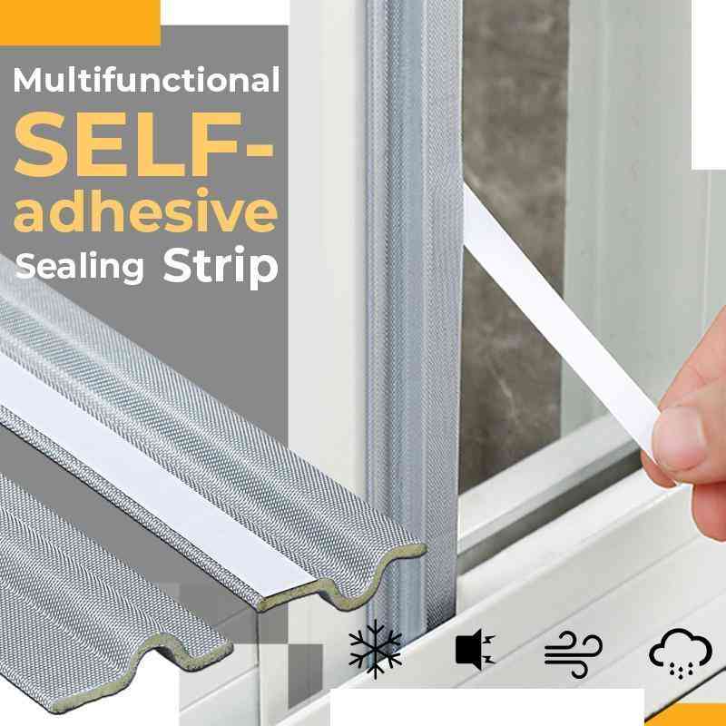 Self Adhesive Window Sealing Strip Weather Soundproofing  Bottom Sticking Tape
