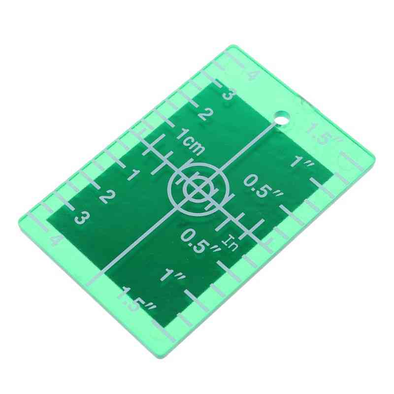 Target Card Plate For Green And Red Laser Level