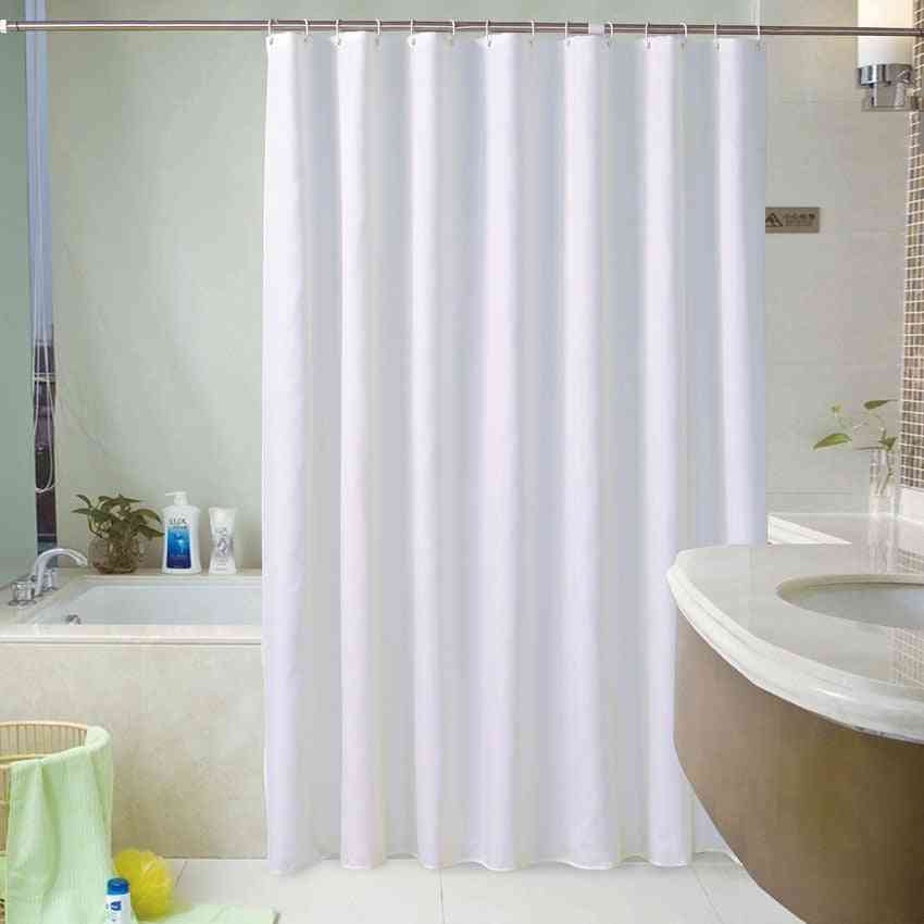Shower Waterproof Thick Solid Bath Curtains For Bathroom