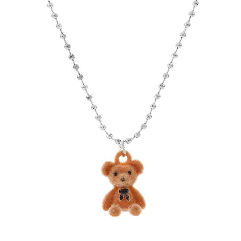 Creative Cute Bear Pendant Necklace