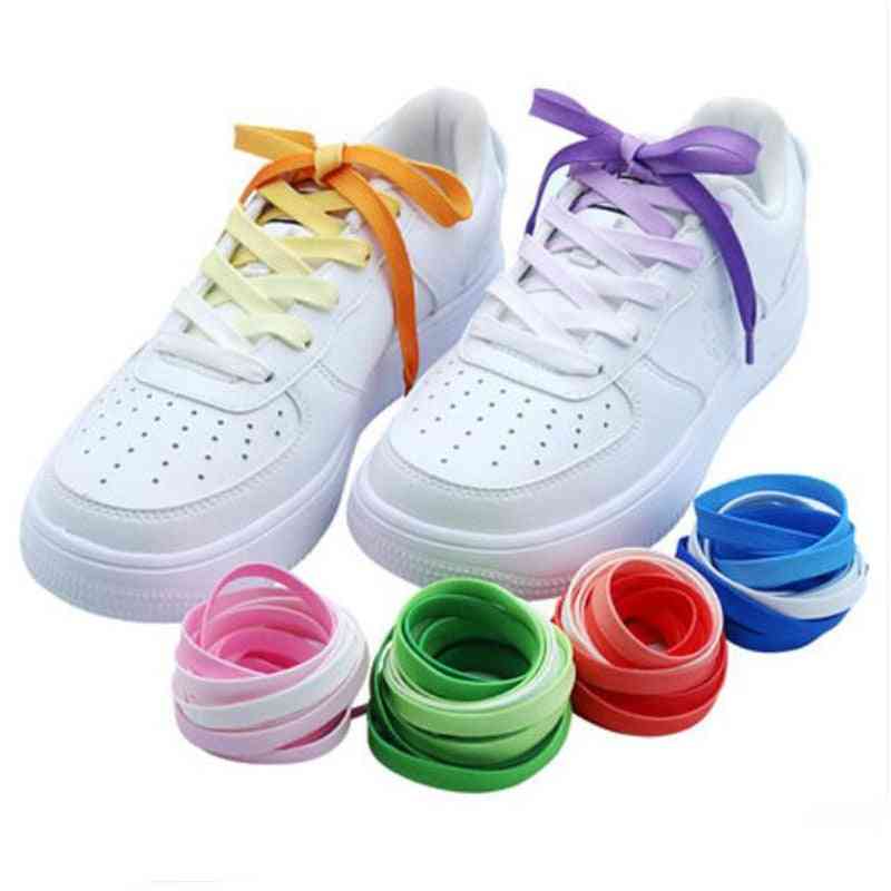 Värikkäät kengännauhat candy kaltevuus saappaiden kengännauha
