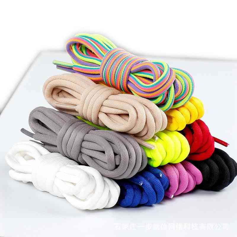 Round Rainbow Shoelaces For Sneakers
