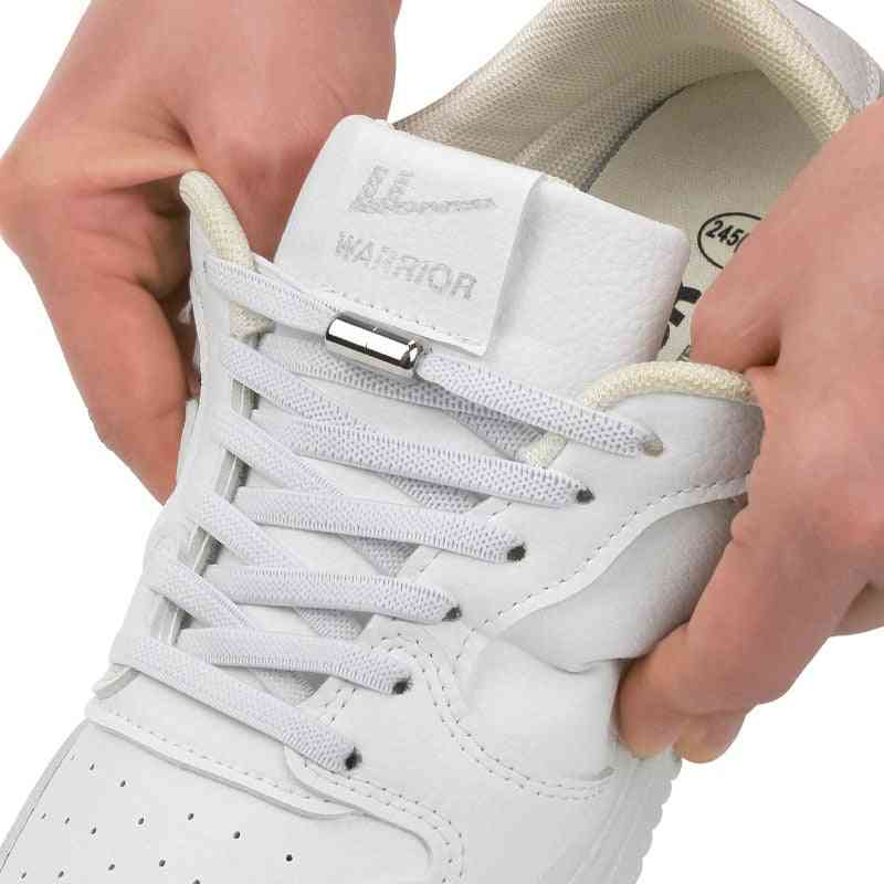 Ingen binde elastiske flade snørebånd til sneakers