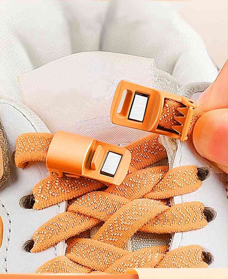 Magnetic Lock Laces Without Ties Sneakers For Shoelaces