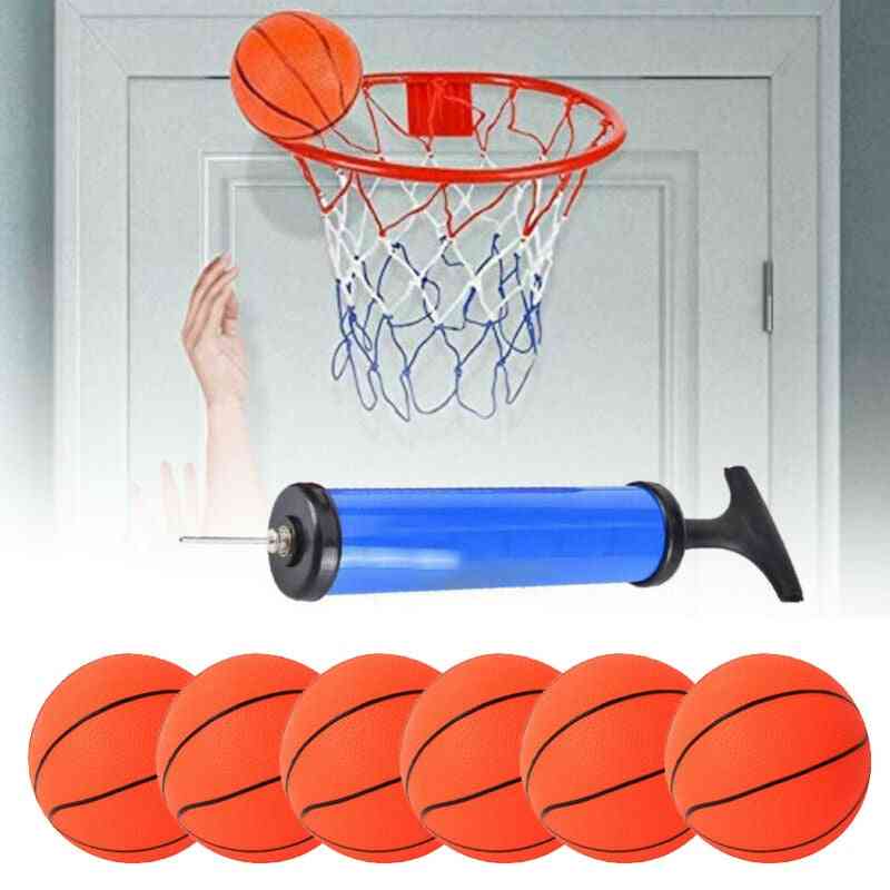 Mini Inflatable Basketballs With Pump Needle Kids