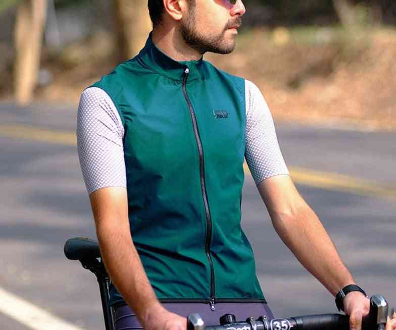 Thin Bicycle Wind Shield Back Breathable Cycling Jacket