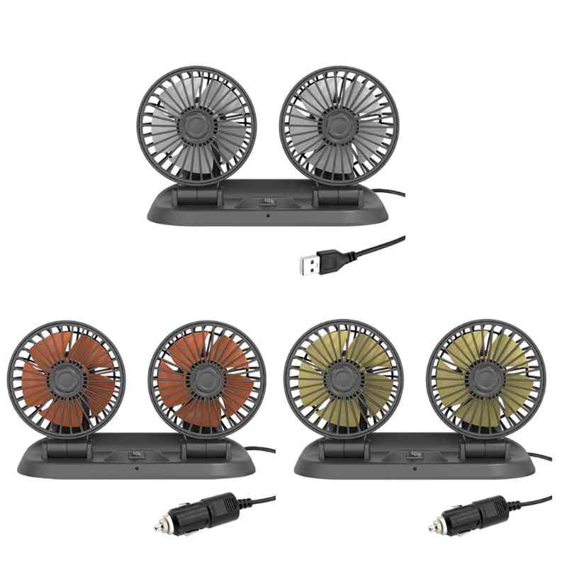Degree Rotatable Speed Air Cooling Fan For Boat Auto Vehicles