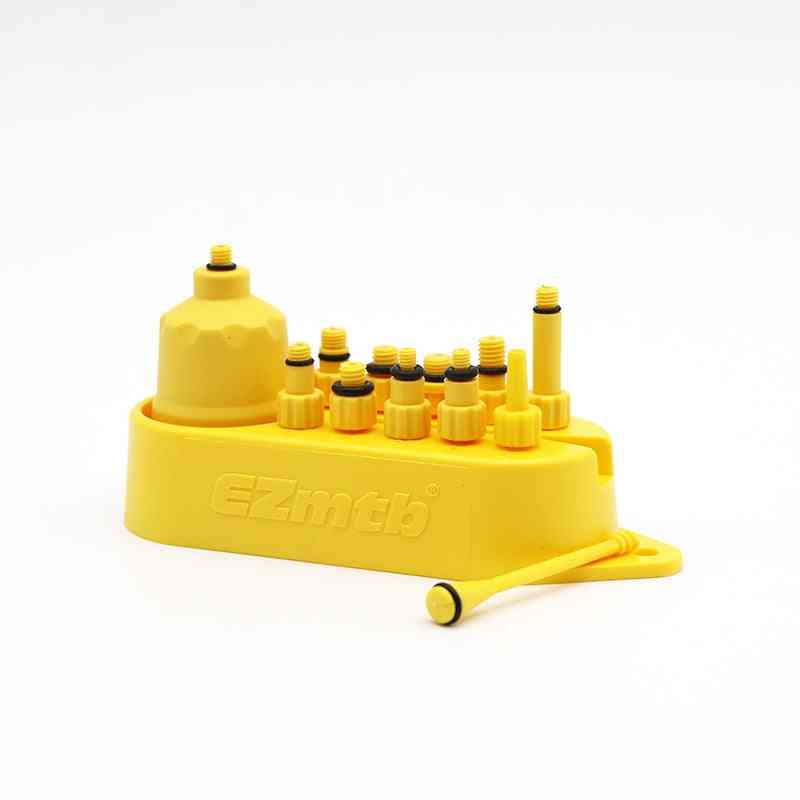 10-in-1 Bicycle Universal Hydraulic Bleed Adapters Set